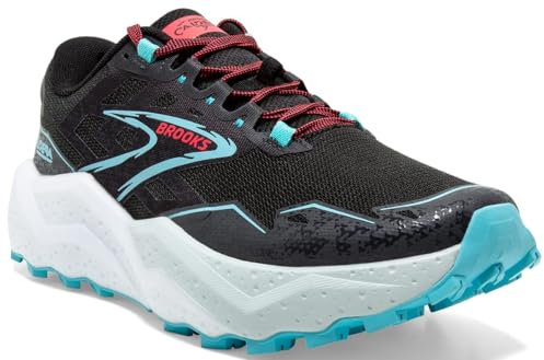 BROOKS Damen Caldera 7 Sneaker, Black/Ebony/Bluefish, 39 EU