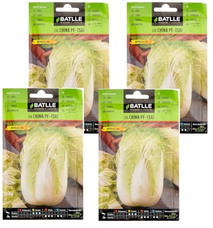 Pack 4 Semillas de col china pet sai Semillas Batlle PACK (4)