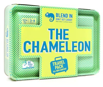 Chameleon Travel: The Award-Winning Spot-the-Imposter Game in a Travel Friendly Tin with 20 new topics