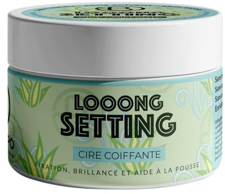 Cire spécial Locks Aloé & Ricin 150g Looong Setting Baoppo Départ Reprise Retwist Plaquage Baby Hair Formule la plus naturelle (Classique 150g, Fruit du dragon)