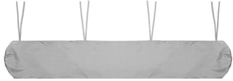 DUZEPA Funda Protectora Para Persiana Enrollable Retráctil Exterior, Toldo Para Patio, Cubierta Protectora Impermeable Para Almacenamiento En Invierno (3,5 M, Gris)