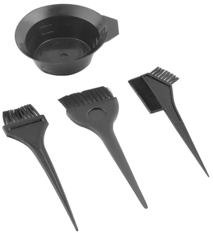 4PCS Hair Coloring Dyeing Kit Hair Dye Brush Comb Mixing Bowl Styling Tools for Salon Home Use