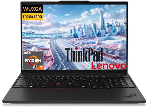 Lenovo ThinkPad P16s Gen 4 AMD 16 Inch Mobile Workstation Laptop | AMD Ryzen AI 7 PRO 350 Processor | 64GB DDR5 RAM, 1TB SSD | 16 Inch WUXGA Touch Display with Backlit Keyboard | Windows 11, Black