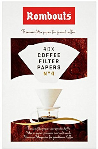 Rombouts Lot de 40 filtres à café N4