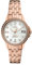 Fossil Womens Analog Quartz Uhr mit Edelstahl Armband ES4995