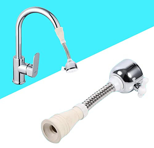 rubinetto a prova di spruzzi d'acqua Extender, rubinetto a risparmio idrico regolabile da cucina Tubo flessibile rubinetto aeratore Diffusore Girevole a 360 ° Ugello beccuccio