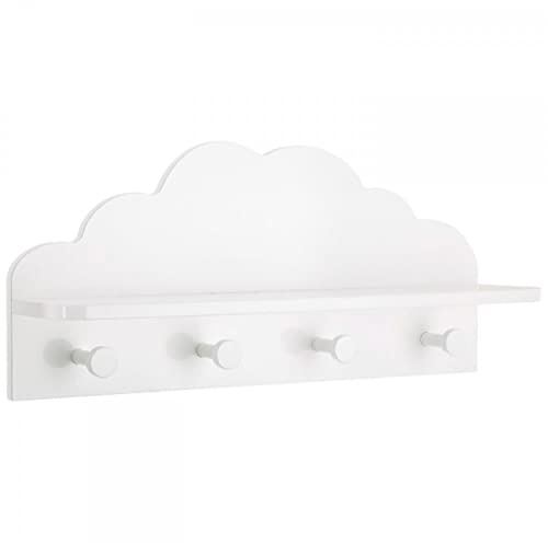 Hogar y Mas Perchero Pared Infantil Madera LUR con BALDA