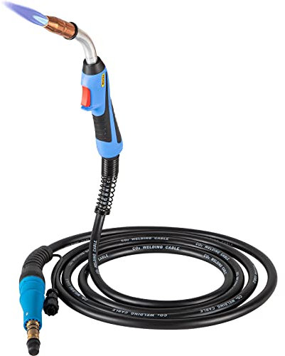 VEVOR Mig Welding Gun 250Amp 15Ft, fit for Torch Welder Gun Miller Welding Gun M-25 Welding Torch Stinger Replacement fit for Miller M-25 Part Number 169598 fit 0.030-0.035 Wire