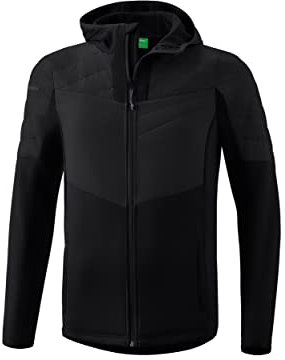 Erima Unisex Kinder Hybrid Jacke (2062301), schwarz, 152