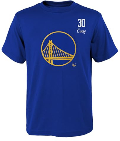 NBA Golden State Warriors Stephen Curry Distressed Player T-Shirt L