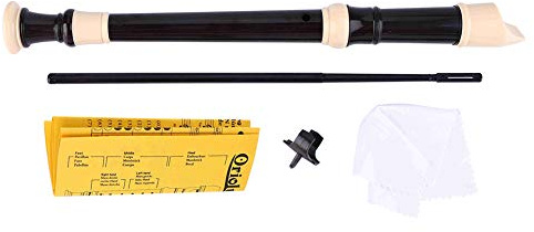 Oriolus Blockflöjt, Sopran Blockflöjt, 8-håls Nyckel för C ABS Sopran Blockflöjt Brittisk, Tysk Stil Musikinstrument, Tillbehör för Blåsinstrument (tyska G)