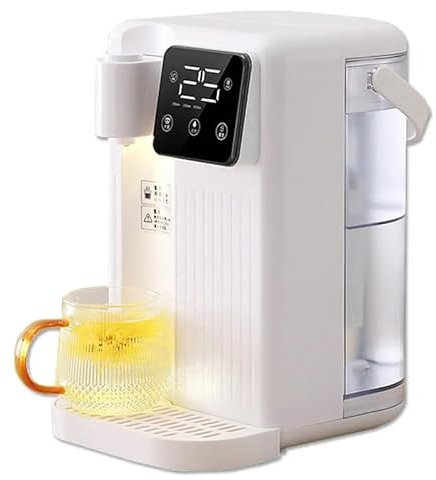 3L Dispensador de Agua Caliente, 3Kw Hervir Rápido y Mezclar Fría y Caliente Pantalla Táctil Filtro Purificador de Agua Dispensador de Agua Caliente Instantánea, Máquina Eléctrica Dispensadora