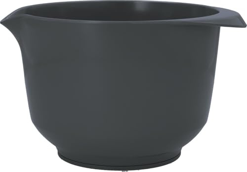 Birkmann, Rühr- und Servierschüssel, Cool Grey, 14,5×18×11 cm – 1L, aus PET, spülmaschinen- und mikrowellengeeignet