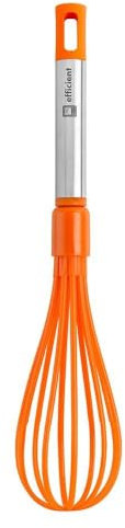BRA Efficient | Mixeur de Cuisine, Acier Inoxydable, Nylon et Silicone, Orange, 31 cm