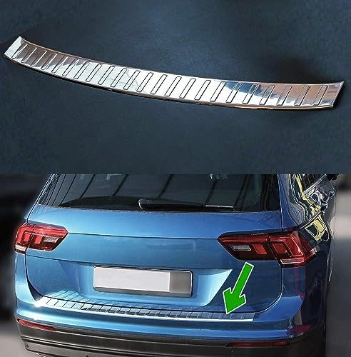 Allspace - Protezione per paraurti posteriore per Tiguan II | Allspace dal 2016 in acciaio inox cromato protezione per bordo di carico