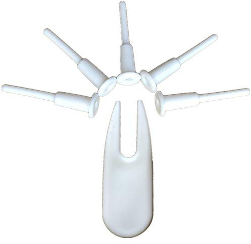 ForuMall Yoga Ball Luftstopper Luftstopfen Abzieher Fitness Jump Horse Horn Bälle Ventilstopfen Fitnessgeräte Zubehör (1 Luftabzieher + 5 Luftstopper)