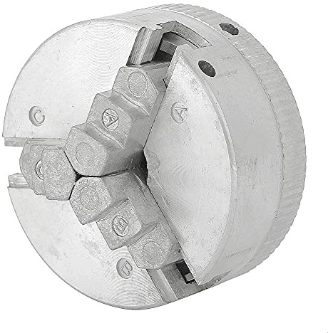 cigemay 3-Backen Mikrofutter Mini-Drehmaschine, Werkzeugmaschinenzubehör für Mini-Metalldrehmaschine