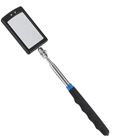 Ailao Specchio Telescopico di Ispezione Specchio Ispezione Telescopico Autoveicoli a LED Specchio di Ispezione sotto Il Veicolo Girevole a 360 Gradi.