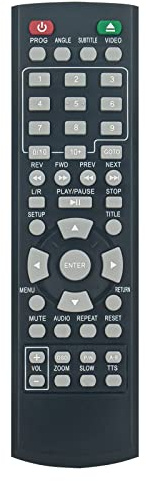 New XL-6046 Remote Control Replacement - VINABTY XL-6046 Replace Remote Control fit for ONN TV/DVD Player XL-6046 Remote Controller