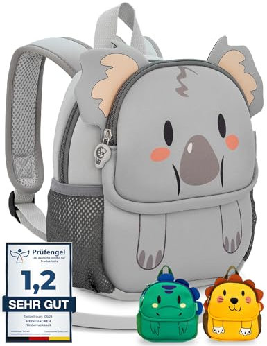 REISERACKER Kindergartenrucksack ab 1 Jahr als Kinderrucksack Mädchen & Jungen - Kindergartenrucksack für Kita & Kindergarten - Jungen & Mädchen Rucksack Kinder