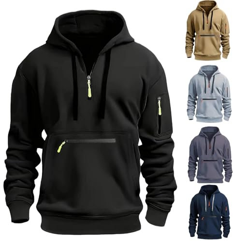 Kapuzenpullover Herren Lässiger Kapuzenpullover für Herren Herren-Sweatshirt Sweatshirt Oberteil Outdoor-Sweatshirt Shirt Basic Geeignet Für Den Heimgebrauch Bequemer Sport-Hoodie Elegant Baggy Mode