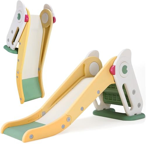 Rutsche, Faltbare Rutsche, Kinderrutsche Indoor ab 1 Jahr, Kinderrutsche Klappbar, Kleinkinderrutsche für 1-3 Jahre, Kinderrutsche für den Garten, Geschenk für Kinder, Einzigartige Form