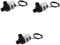 Kisangel 3St Mikro-Wasserpumpe aquarienpumpe druckpumpe DC Wasserpumpe Gewinde Wasserpumpe Tragbare Wasserpumpe Kühlwasserpumpe kleine Sumpfpumpe Pool Tauchpumpe Kannenpumpe Plastik Black