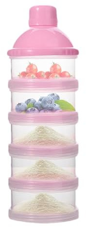 Distributeur De Lait En Poudre | Doseur Portable Et Empilable, Conteneur De Formule Anti-déversement Empilable À 5 Couches, Pour Les Collations, Lait En Poudre, Collations