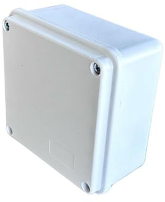 Anschlussdose Abzweigdose Wasserdichtes Abzweigkasten Elektrisches Anschlusskästen | Kunststoff Fall Verdrahtungs Verteilerkasten Aufputz (10 x 10 x 5 cm)