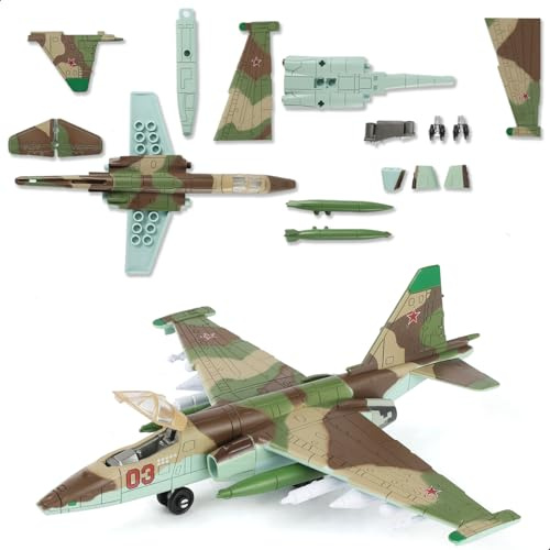 SEBUNAS SU-25 Frogfoot scala 1:72, kit di montaggio in plastica altamente dettagliato, riproduzione accurata con combinazione di colori, regalo da collezione per adulti