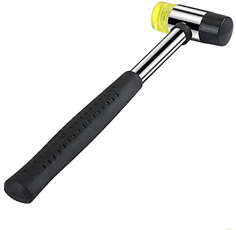 Kippen 1157B1 - Martello Tubolare con Parti Intercambiabili in Resina e Gomma Diametro 40 mm.