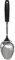 Fackelmann INITIAL Solid Spoon, Stainless Steel Kitchen Utensil, Heat-Resistant Plastic Handle for Serving, Mixing, Stirring & Serving, Home & Professional, Large Scooping Cooking Spoon, 32cm