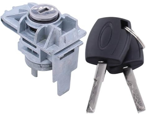 Türschloss Schließzylinder Türverschluss Zentralverriegelung Tür Zylinder Schloss mit Schlüssel Fahrertür vorne links für Focus MK3 Focus MK2 Galaxy WA6 Mondeo MK4 Fiesta MK6 Ku-ga cmax b max s-max