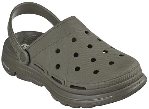 Skechers Herren Go Walk 5-Legendary Holzschuh, Oliv/Blatt für Mich (Leaf It to Me), 39.5 EU