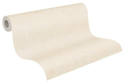 A.S. Création Papier peint texturé beige - Papier peint mural 393874 - Papier peint intissé de qualité supérieure pour chambre à coucher - 10,05 m x 0,53 m - Fabriqué en Allemagne