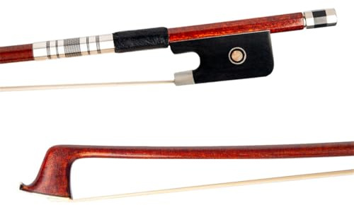 violin bow Professional Hybrid Carbon Fiber VIOLA Bow Pernambuco Skin Ebony Frog Fast Response Great Balance For 15 16 Viola Use