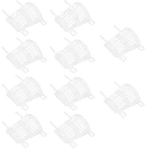 Happyyami 10pezzi Vasi Per Trasparente Contenitori Per Piante Da Giardino e Vivai Per Controllo Radici e Crescita Fiori