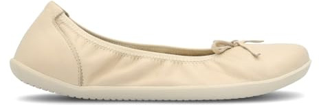 GROUNDIES Ruby 2.0 Women’s Barefoot Ballerina – Soft Leather, Zero-Drop, TrueSense GB2 Sole, Nude - 7