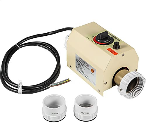Calentador de piscina de 3KW, calentador de agua eléctrico for bañera de hidromasaje, termostato for piscina tina de baño, equipo de piscina de SPA,Resistente