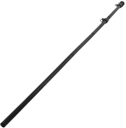 Totority Asta de Bandera de Acero Inoxidable 180 Cm 5 Secciones Rotatoria para Exteriores, Mástil Pesado Prueba de Óxido, Porta Banderas para Patio y Porche, Expositor Resistente al Viento