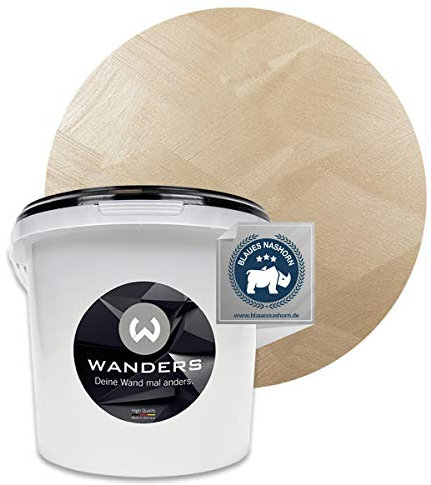 Wanders Tafelfarbe 3L, Edelmetallic-Gold - Wasserbasierter Tafellack Metallic für Kreative Wandgestaltung & einfache DIY-Anwendungen. Beschreibbar & Abwischbar. In vielen modernen Farben