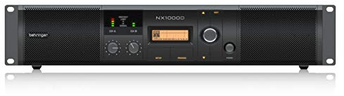 Behringer NX1000D Ultra-Lightweight 1000 Watt Class-D Power Amplifier with DSP Control and SmartSense Loudspeaker Impedance Compensation