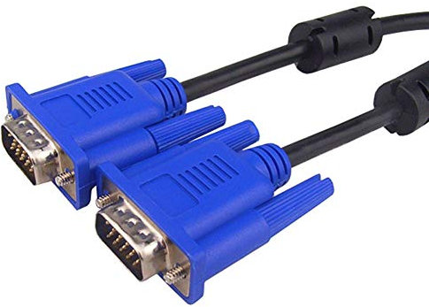 Aukson J12 VGA Kabel 15-polig – VGA Stecker auf VGA Stecker, 1,3m, Full HD 1080P, Hochwertiges Video Kabel für Computer, Laptop, Monitor, TV, Beamer – Klarer, Störungsfreier Signalübertragungs