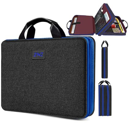 ZINZ Funda para Portátil Extensible 15,6,Estuche de Transporte Protector Compatible con MacBook Neo 16,MacBook Pro 16/15,4,Dell XPS 16 y la Mayoría de los Portátiles de 15 15,6 16,B03BL01