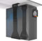 Charge Lourde Support pc sous Bureau - Jusqu'à 35 kg – Adaptable Support pc Fixe - Support Tour pc sous Bureau - Bureau Support PC (Noir)