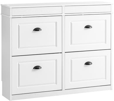 SoBuy Zapatero Estrecho con Cajón 105x24x85cm para Recibidor