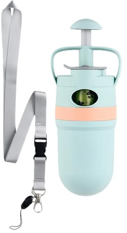 Generisch Raccogli escrementi per cani, strumento di raccolta dei rifiuti, raccogli escrementi per cani, con dispenser di sacchetti, per animali, medie e grandi razze, escursioni, campeggio