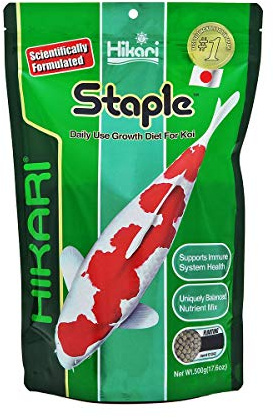 Hikari 17.6-Ounce Staple Floating Pellets for Koi and Pond Fish, Mini