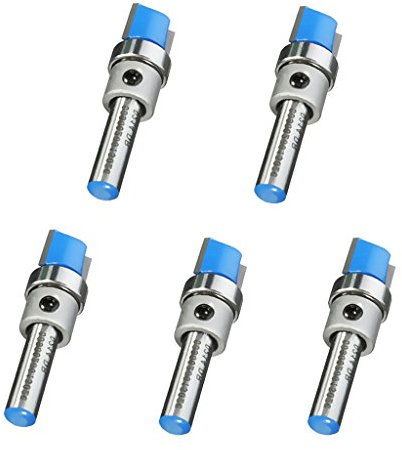 Fenteer 5x Flush Cutter Router Bit Bearing Mortise Woodworking Tool 6mm Shank / 12mm Bearing Flush Trim Template Router Bit Set Carbide Router Bits Pattern Bit