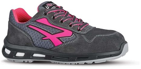 U-Power - Zapato de seguridad bajo VEROK S1P SRC - REDLION - U-Power, gris rosa., 42 EU